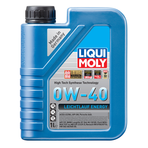 39034 LiquiMoly Синт. мот.масло Leiсhtlauf Energy 0W-40 SN A3/B4 (1л) - 1 л
