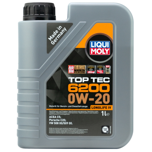 20787 LiquiMoly НС-синт. мот.масло Top Tec 6200 0W-20 C5 (1л) - 1 л