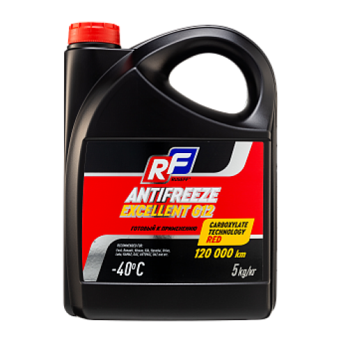 17359N RUSEFF Антифриз ANTIFREEZE EXCELLENT G12 40 (5кг) - 5 кг