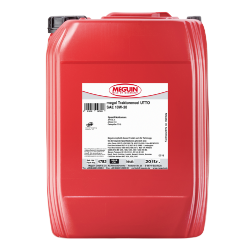 4782 Meguin Мин. тр.масло д/тракт, Megol Traktorenoel UTTO 10W-30 GL-4 (20л) - 20 л