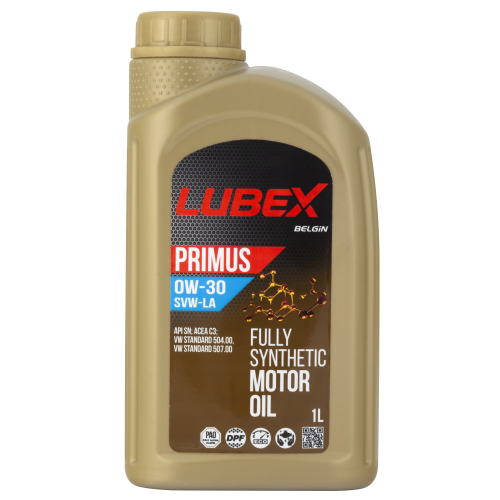 L034-1333-1201 LUBEX Синт-ое мот.масло PRIMUS SVW-LA 0W-30 SN C3 (1л) - 1 л