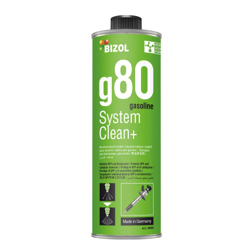 98880 BIZOL Очиститель бензиновых систем Gasoline System Clean+ g80 (0,25л) - 0,25 л