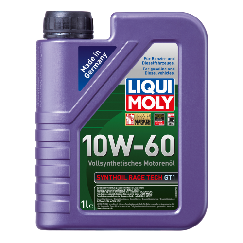 1943 LiquiMoly Синт-ое мот.масло Synthoil Race Tech GT1 10W-60 SN A3/B4 (1л) - 1 л