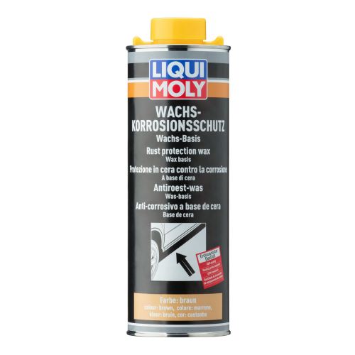 6104 LiquiMoly Антикор воск/смола (коричн./бесцв.) Wachs-Korrosions-Schutz (1л) - 1 л