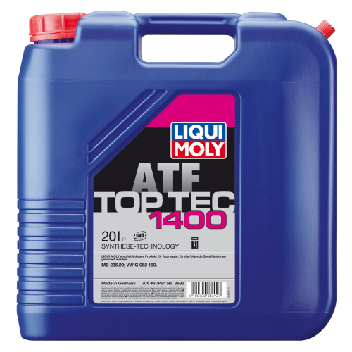 3692 LiquiMoly НС-синт. тр.масло д/CVT Top Tec ATF 1400 (20л) - 20 л