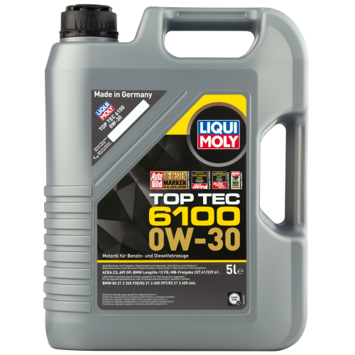 20779 LiquiMoly НС-синт. мот.масло Top Tec 6100 0W-30 SP C2 (5л) - 5 л