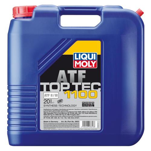 3653 LiquiMoly НС-синт. тр.масло д/АКПП Top Tec ATF 1100 (20л) - 20 л