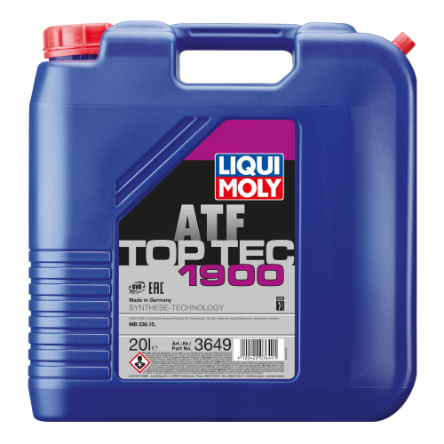 3649 LiquiMoly НС-синт. тр.масло д/АКПП Top Tec ATF 1900 (20л) - 20 л