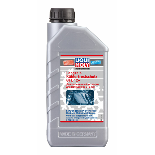 2252 LiquiMoly Долговрем.антифриз д/мотоц. Motorbike Langzeit Kuhlerfrostschutz GTL 12 Plus (1л) - 1 л