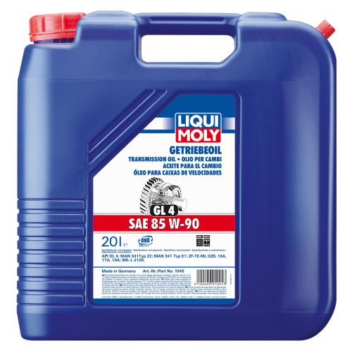 1045 LiquiMoly Мин. тр.масло Getrieb. 85W-90 GL-4 (20л) - 20 л