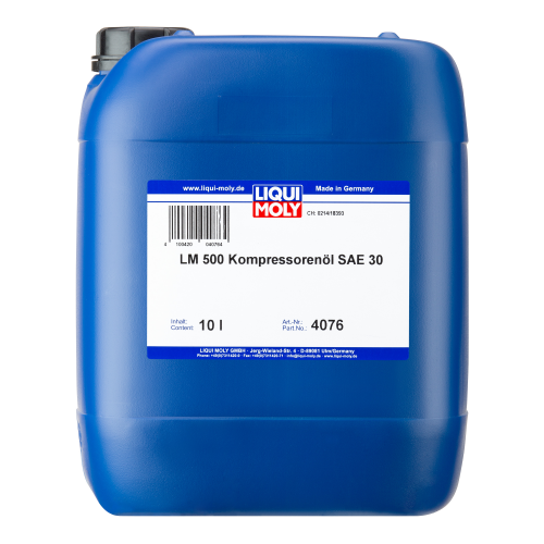 4076 LiquiMoly Синт. компр.масло LM 500 Kompressorenoil 30 (10л) - 10 л