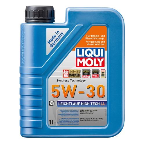 39005 LiquiMoly НС-синт. мот.масло Leichtlauf High Tech LL 5W-30 CF/SL A3/B4 (1л) - 1 л